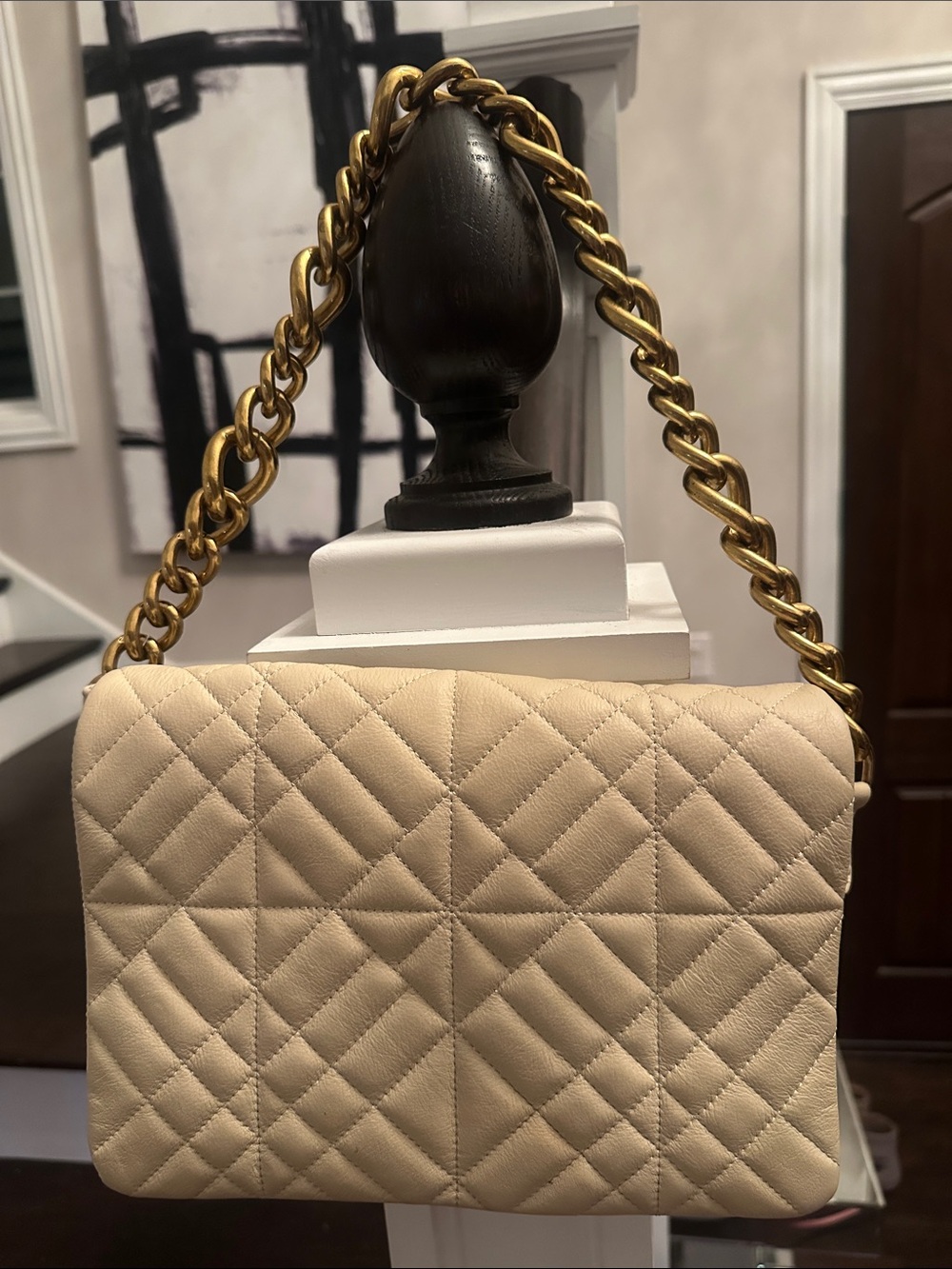 MONICA BINI QUILTED CHAIN BAG